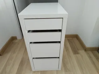 Cajonera Escritorio IKEA MICKE Blanca