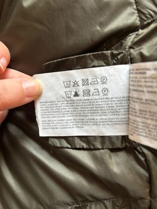 Parka verde militare con cappuccio