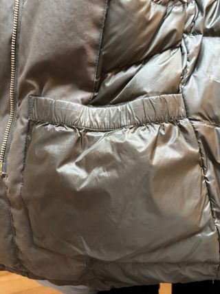 Parka verde militare con cappuccio