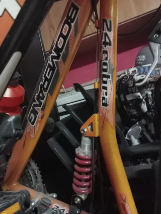 Bicicleta Montagna 24 Cobra Arancione