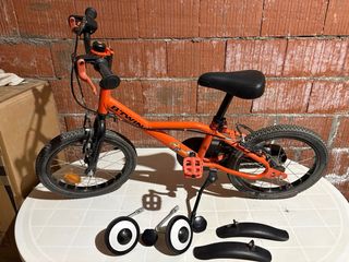 Bicicleta Infantil Btwin Robot 500 Naranja