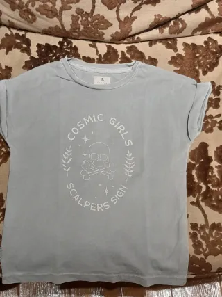 Camiseta Scalpers Verde Niña Talla 10