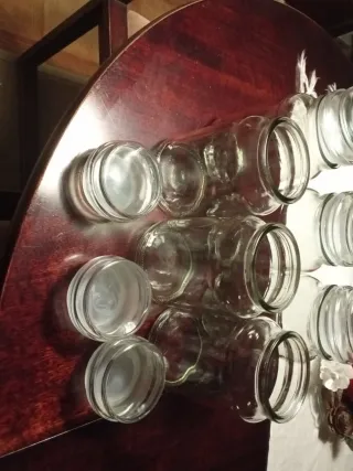 6 Botes de Cristal Herméticos