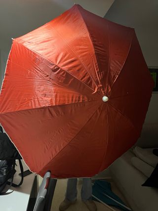 3 Sombrillas (Azul, Roja, Turquesa)