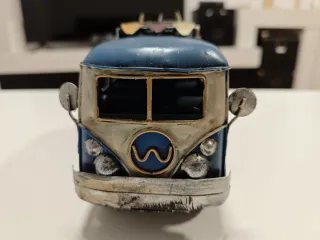 Maqueta VW T1 Metal Azul