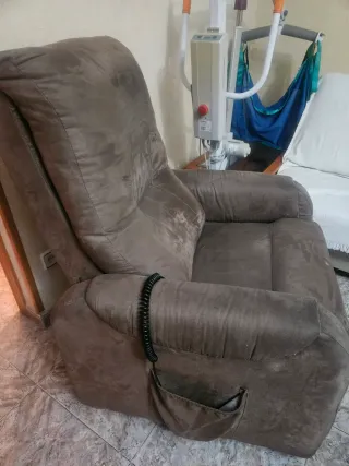 Sillón reclinable tela