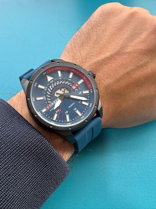 Reloj analógico deportivo de cuarzo