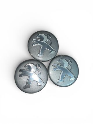 Tapas de buje Peugeot (3 unidades)