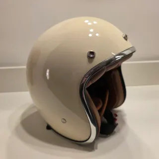 Casco Jet Stormer Pearl Beige XS