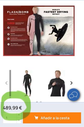 Neopreno Rip Curl Flashbomb 4/3