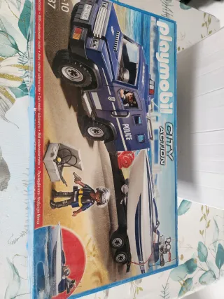 Playmobil Porsche y Camión Policía 5187