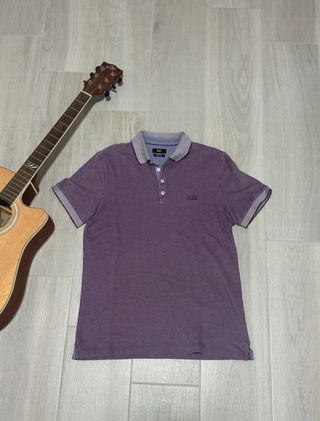 Polo Hugo Boss Viola Regular Fit Cotone Pima