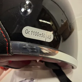 Casco Jet Stormer Negro Brillante Talla XS