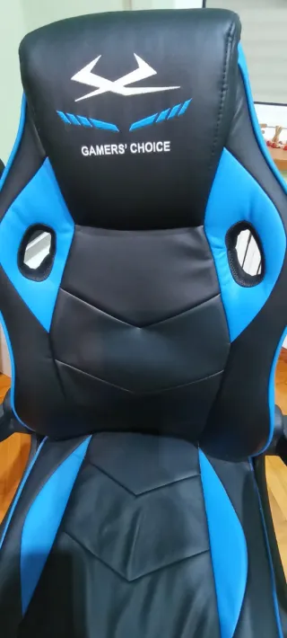 Silla Gamer Gamers' Choice Negra y Azul