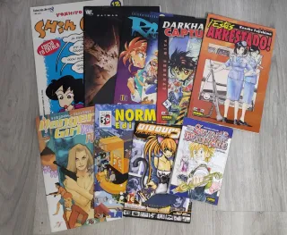 Lote de 9 comics/magazines variados de tapa blanda