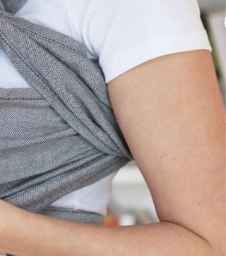 Portabebés Emeibaby Full Gris porteo