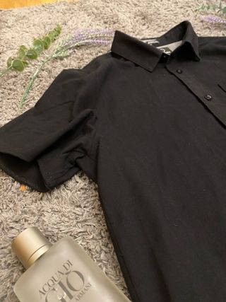 Camisa Volcom Preta Manga Curta