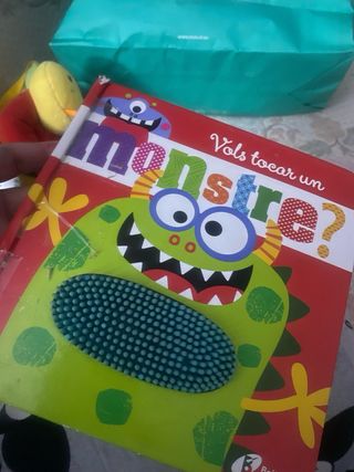 Lote de 2 libros de tela + varios libros