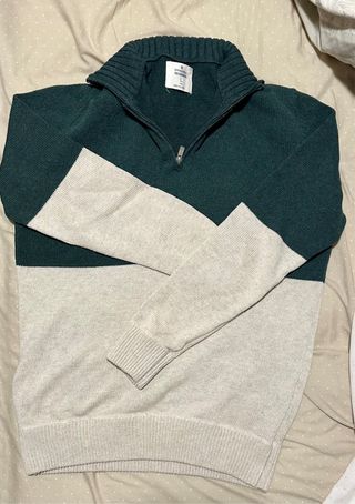 Jersey Springfield cuello cremallera Talla L