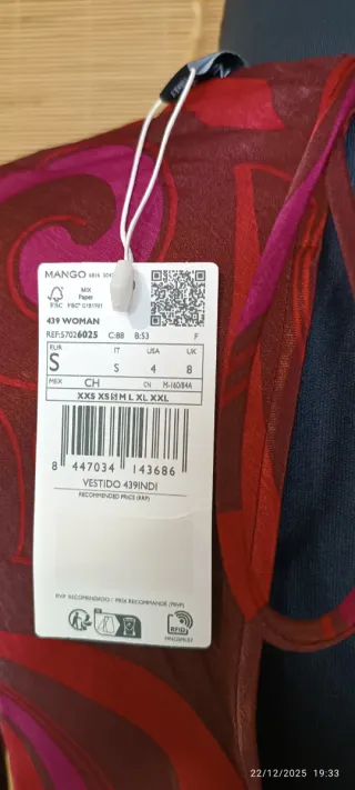 Vestido Retro Satinado Estampado