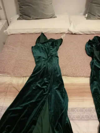 Vestido talla S . De terciopelo