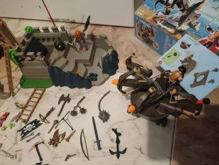 Barco y mini castillo Pirata Playmobil + Regalo