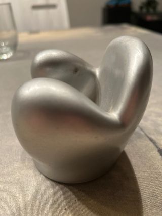 Soporte móvil plateado