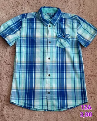 Camicia a quadri bimbo NKY