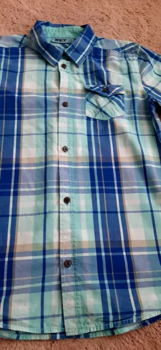 Camicia a quadri bimbo NKY