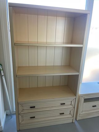 Conjunto Muebles Salón Beige Madera