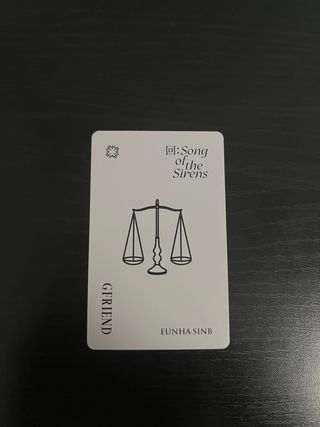 gfriend eunha & sinb photocard