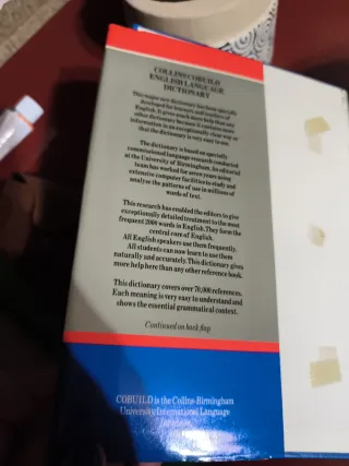 Collins Cobuild English Language Dictionary