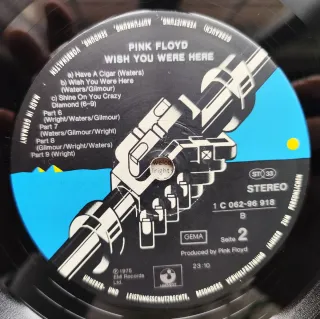 LP 1976 🇩🇪 PINK FLOYD - WISH YOU WERE HERE