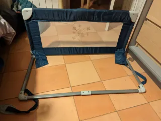 Barrera de Cama Infantil Azul