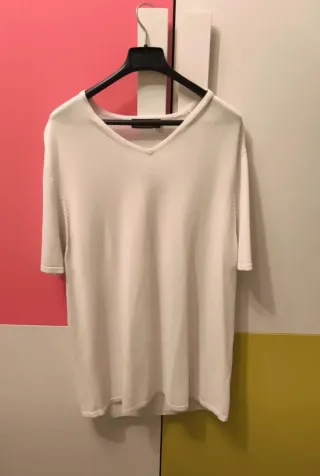 Camisa blanca manga corta