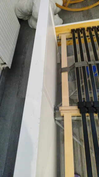 Estructura de cama IKEA madera blanca