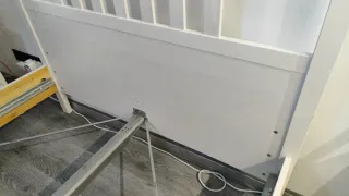 Estructura de cama IKEA madera blanca