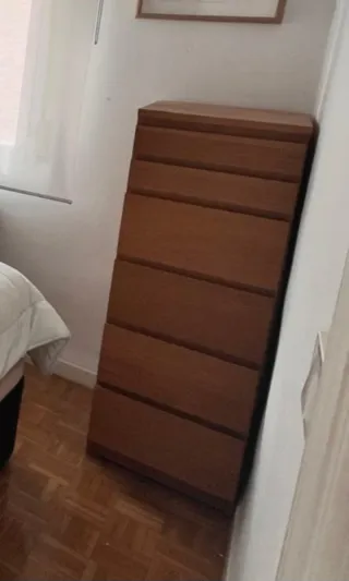 Cómoda Malm Ikea Madera Marrón