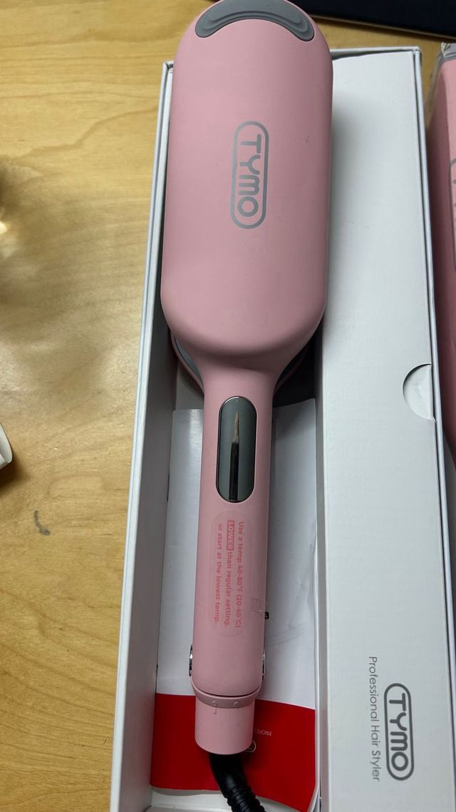 TYMO Rizador de Pelo ROVY - Rosa ondas definidas