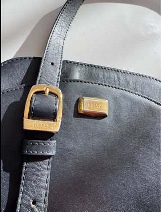 Bolso vintage BALLY negro Y2K