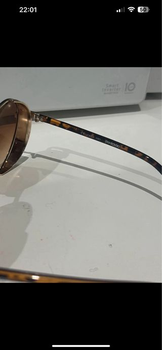 Gafas de sol Swarovski redondas