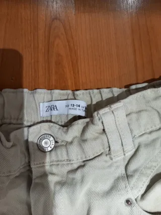 Vaquero beige Zara niña