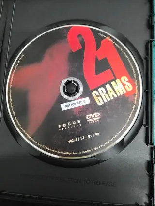 DVD 21 Gramos - Sean Penn, Naomi Watts