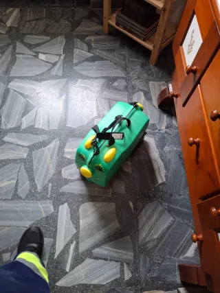 Maleta infantil verde 7-8 años