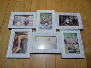 Marco de fotos múltiple blanco