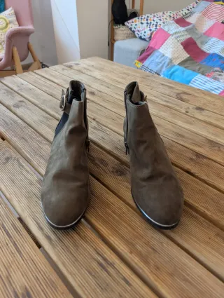 Botines Marrones/Verdes Talla 39