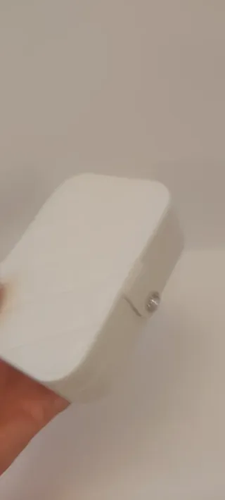 Portagioie bianco con chiusura perla