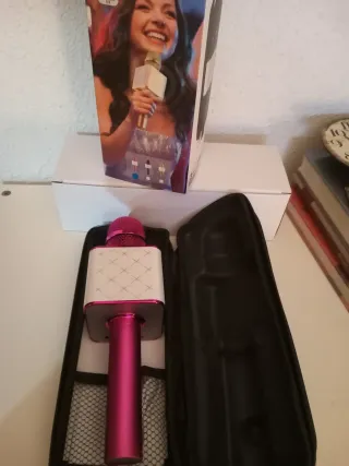 Micrófono Karaoke Rosa Nuevo