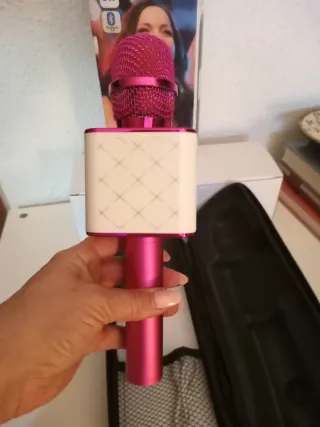 Micrófono Karaoke Rosa Nuevo