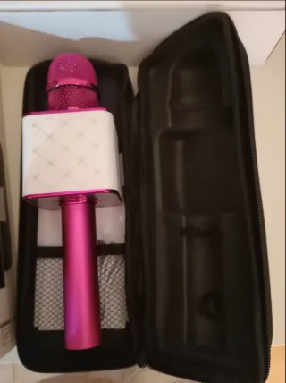 Micrófono Karaoke Rosa Nuevo